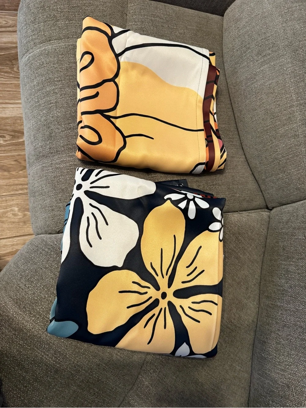 Floral Grommet Curtain Panels - Multi-Color